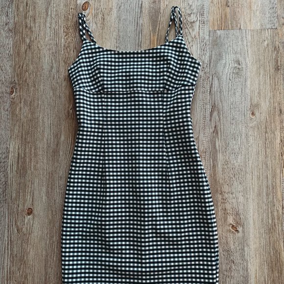 Gingham Mini Dress - Picture 2 of 2